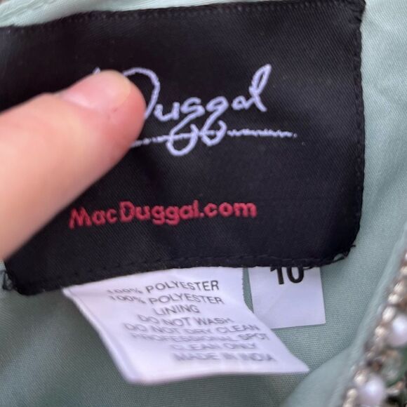 MAC DUGGAL Sequin Column Gown STYLE #10839 Mint size 10 NWT - Picture 8 of 11